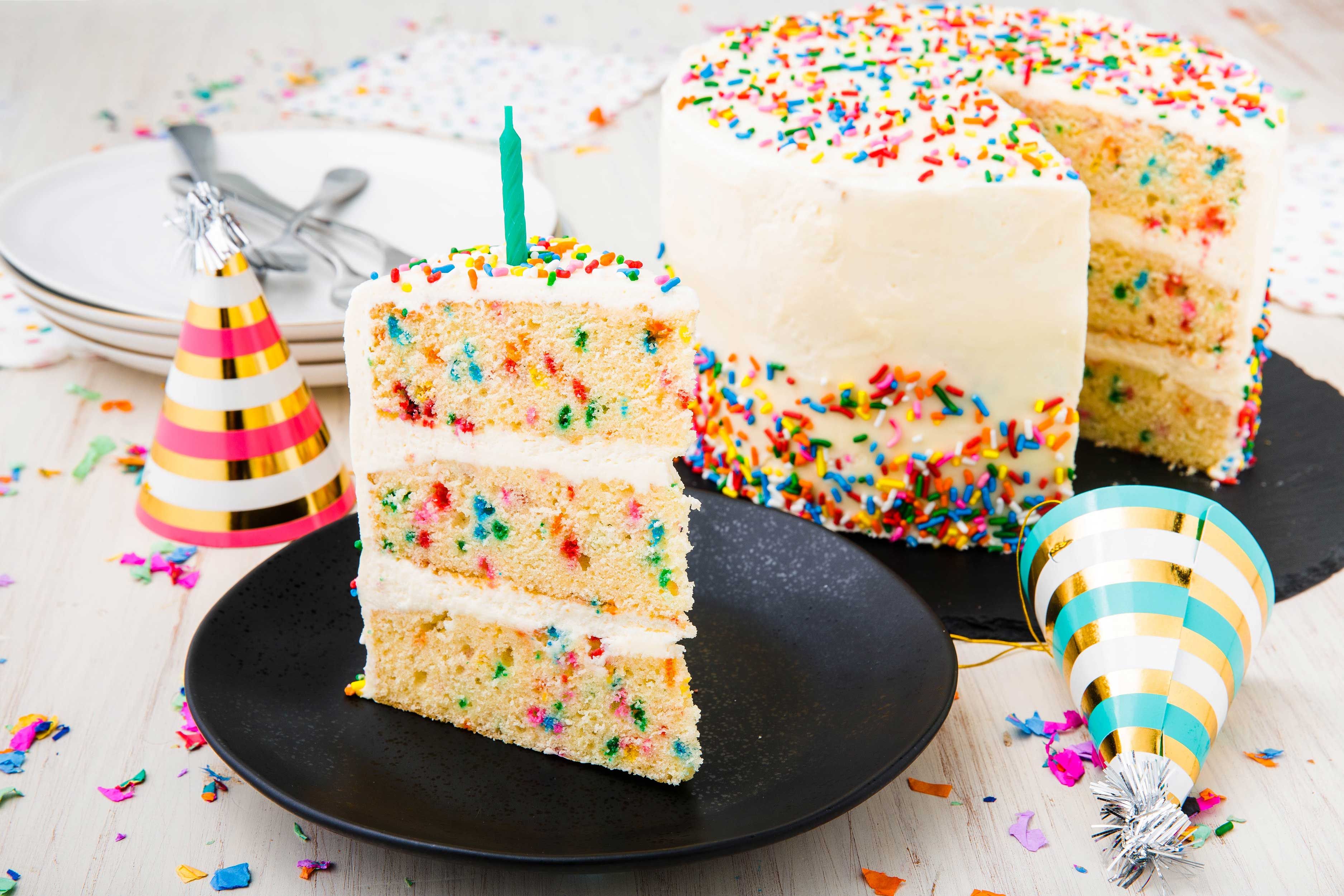 Best Confetti Cake Recipe - Homemade Funfetti Birthday Cake